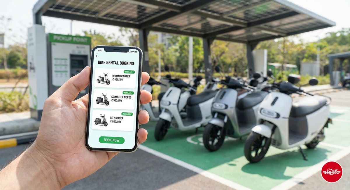 Easy online bike rental booking from Boongg in Pune