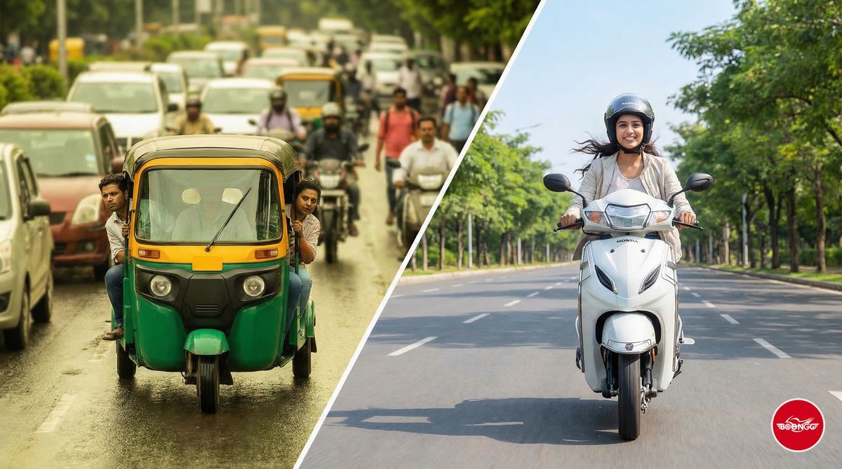 Auto Rickshaw vs Bike Rental in Pune - Cost Comparison