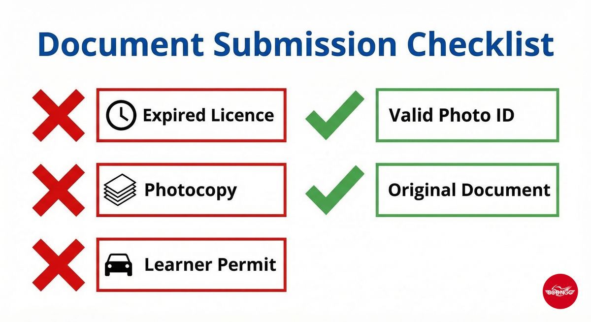 Common bike rental rejection reasons