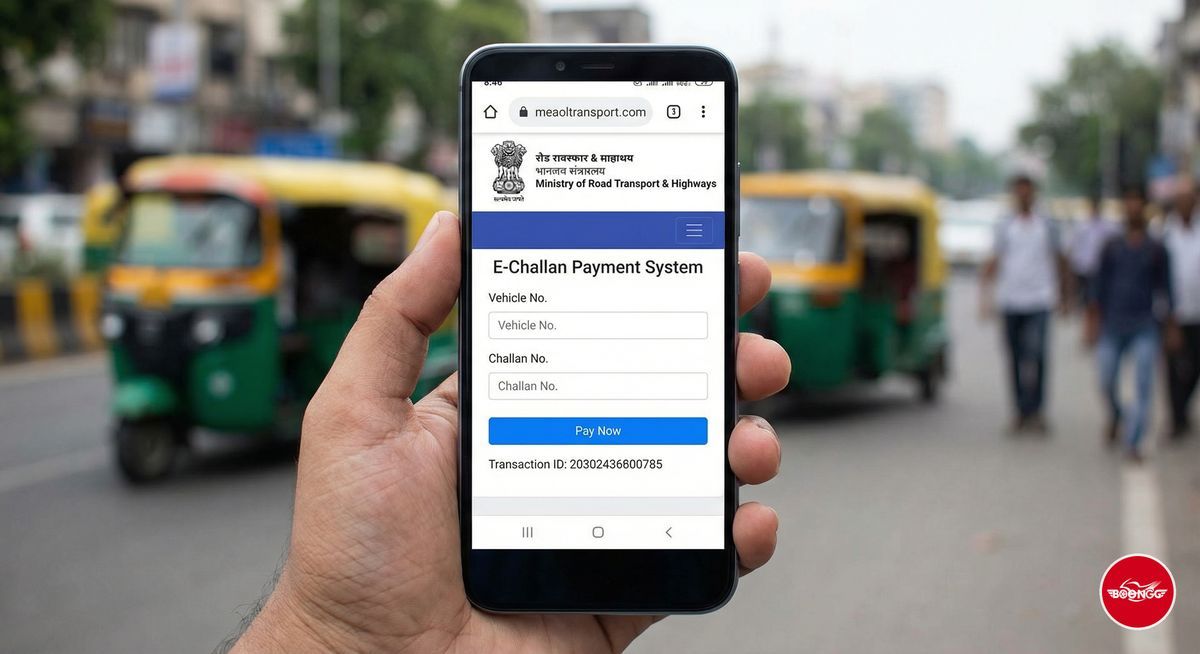 E-challan online payment portal for Pune traffic fines