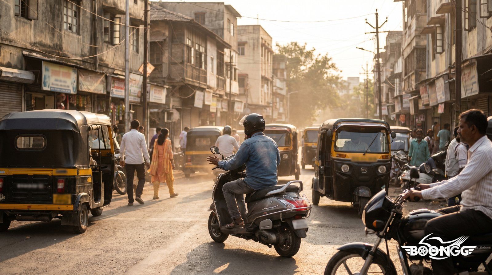 Defensive riding habits — Riding in Pune Traffic: A Beginner Survival Guide