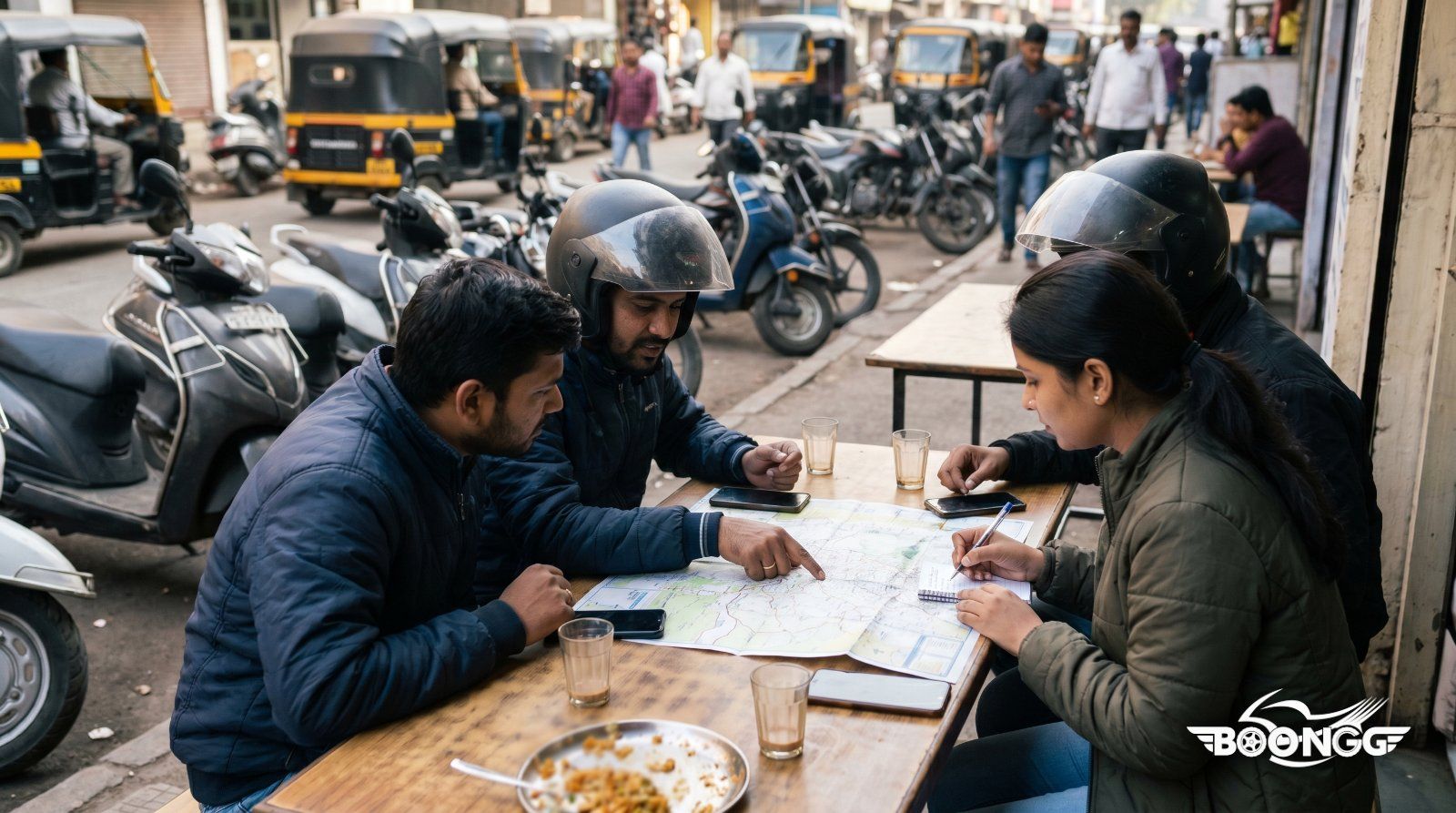 How to plan the trail — The Pune Misal Pav Trail: Legendary Spots to Ride To