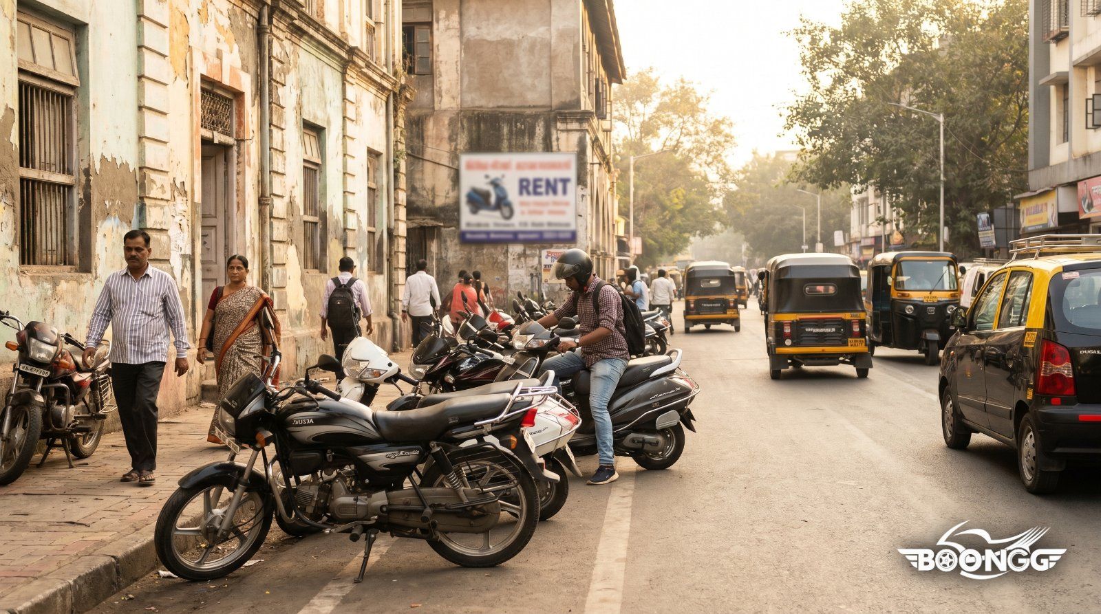 Rent a bike or scooty in Pune for this — Where to Park Your Two-Wheeler in Pune: Areas and Tips